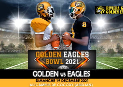 Poster Golden Eagles Bowl 2021 Official